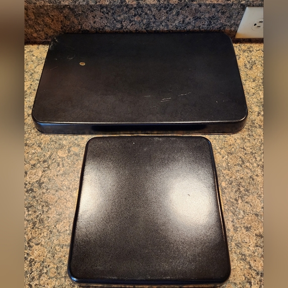 Christmas Tree Lacquer Ware Trays, Set of 2 - Picture 4 of 9